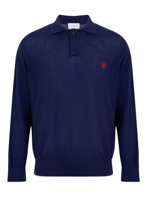 logo-embroidered polo shirt by FAMILY FIRST