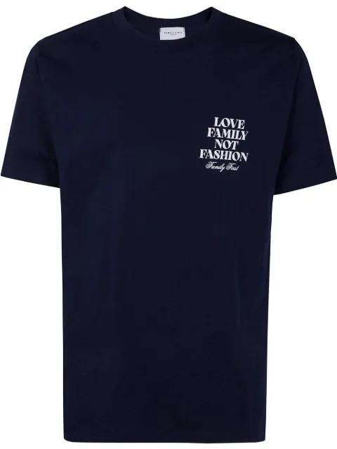 logo-print T-shirt by FAMILY FIRST