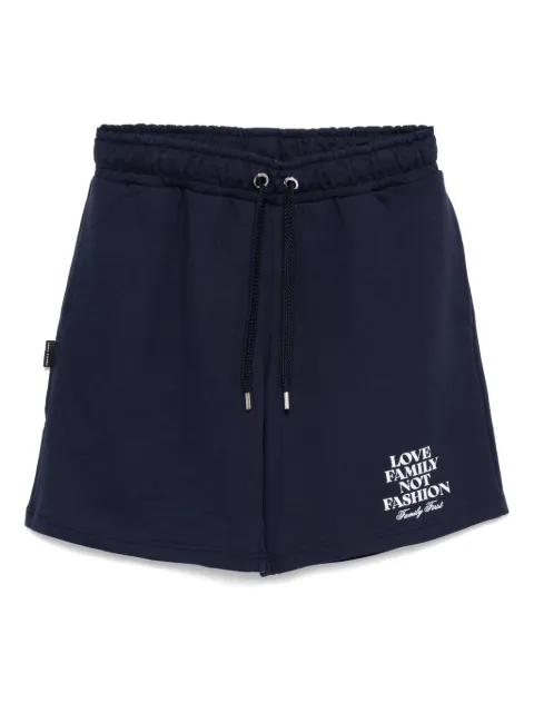 logo-printed shorts by FAMILY FIRST