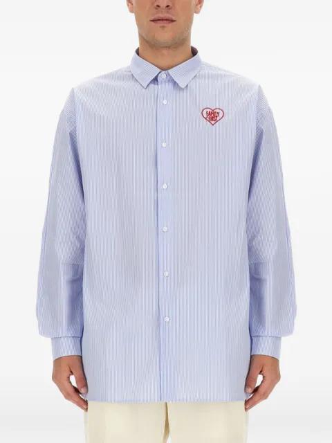 logo striped shirt by FAMILY FIRST
