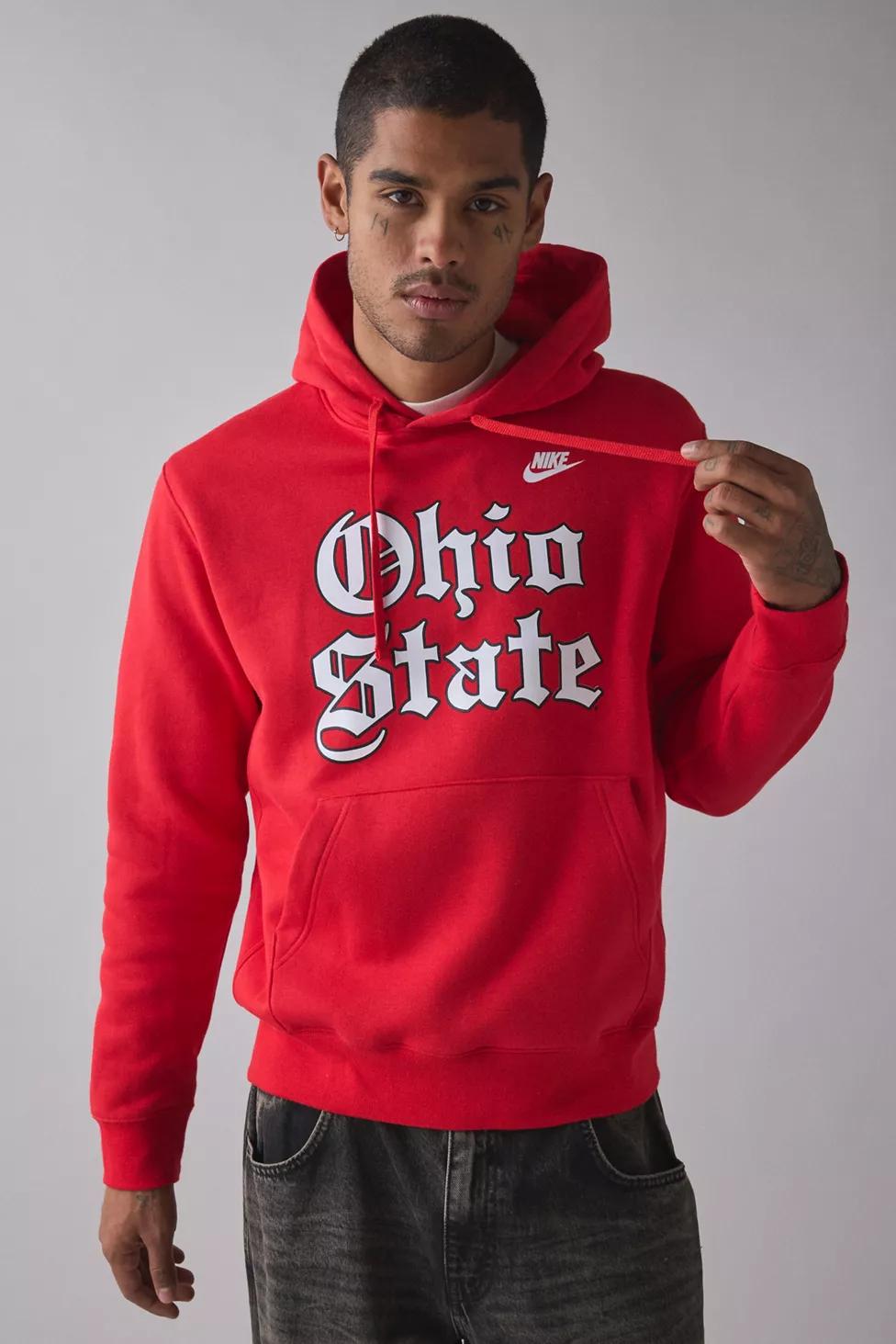 Fanatics Ohio State University Nike Old English Graphic Hoodie Sweatshirt by FANATICS