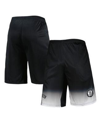 Men's Black Brooklyn Nets Fadeaway Shorts by FANATICS