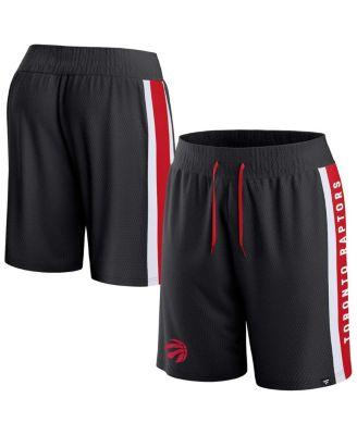 Men's Black Toronto Raptors Referee Iconic Mesh Shorts by FANATICS