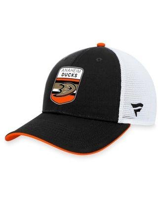 Men's Branded Black Anaheim Ducks 2023 NHL Draft On Stage Trucker Adjustable Hat by FANATICS