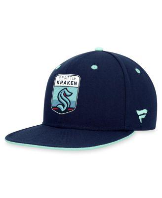 Men's Branded Deep Sea Blue Seattle Kraken 2023 NHL Draft Snapback Hat by FANATICS