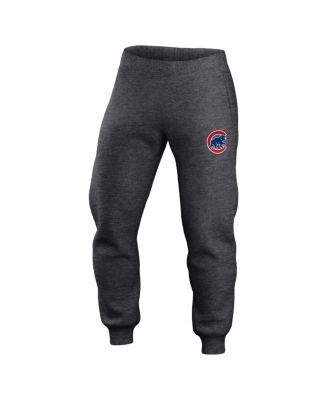 Men's Branded Heather Charcoal Chicago Cubs Two-Piece Best Past Time Pullover Hoodie and Sweatpants Set by FANATICS
