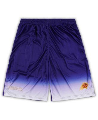 Men's Purple Phoenix Suns Big and Tall Fadeaway Shorts by FANATICS