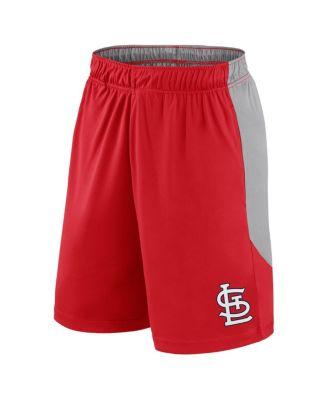 Men's Red/Gray St. Louis Cardinals Go Hard Shorts by FANATICS