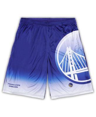 Men's Royal Golden State Warriors Big and Tall Graphic Shorts by FANATICS