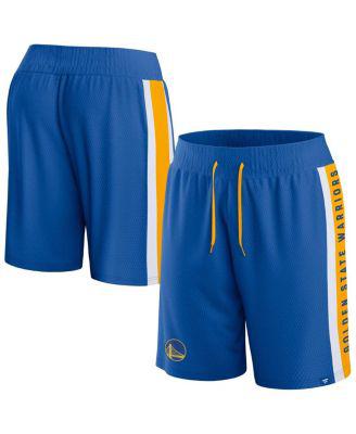 Men's Royal Golden State Warriors Referee Iconic Mesh Shorts by FANATICS