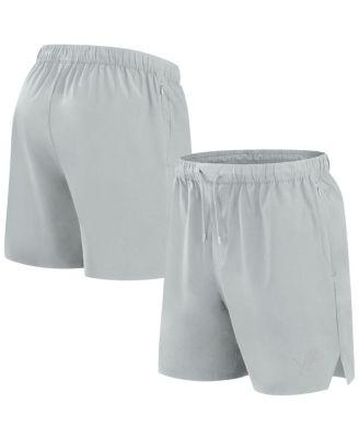 Men's Gray Detroit Lions Front Office Woven Shorts by FANATICS SIGNATURE