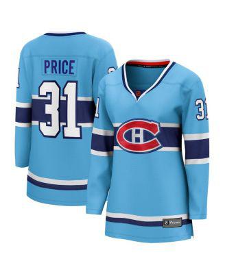 Women's Branded Carey Price Light Blue Montreal Canadiens Special Edition 2.0 Breakaway Player Jersey by FANATICS