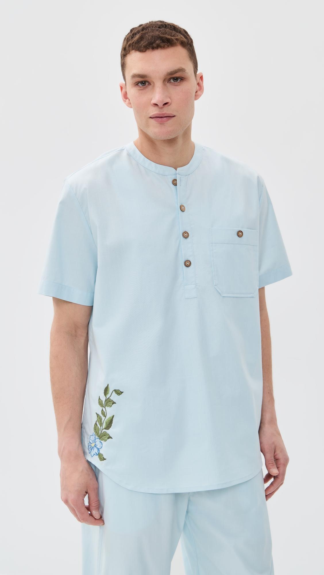 Orhun Linen Shirt by FANM MON