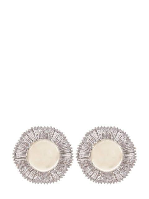 Button earrings by FANTASIA BY DESERIO