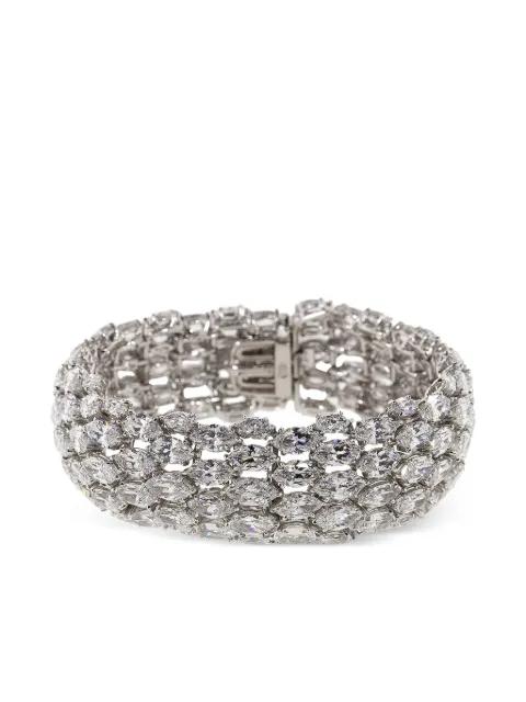 baguette-cut marquise bracelet by FANTASIA BY DESERIO