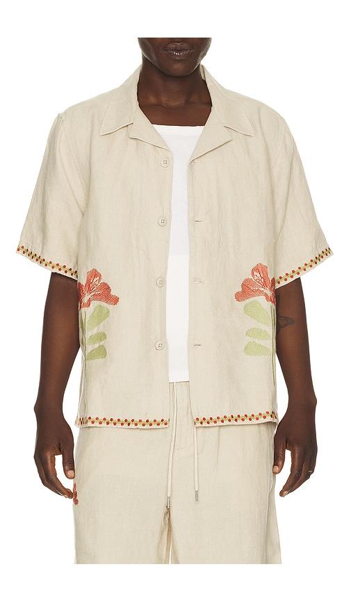 Far Afield Veloso Shirt in Tan by FAR AFIELD