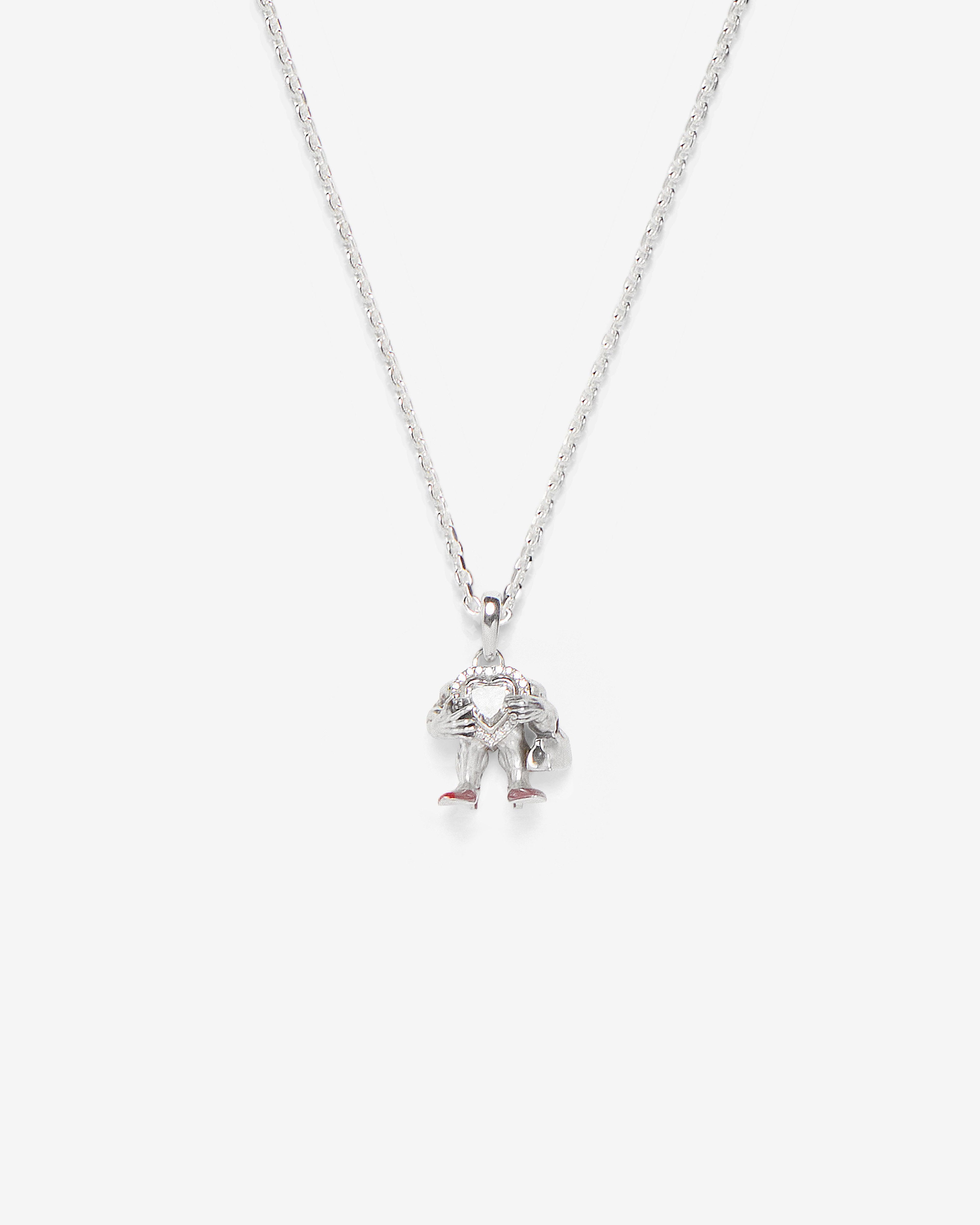Farbey & Myszczynski - Fashionista Pendant - (Silver) by FARBEY&MYSZCZYNSKI