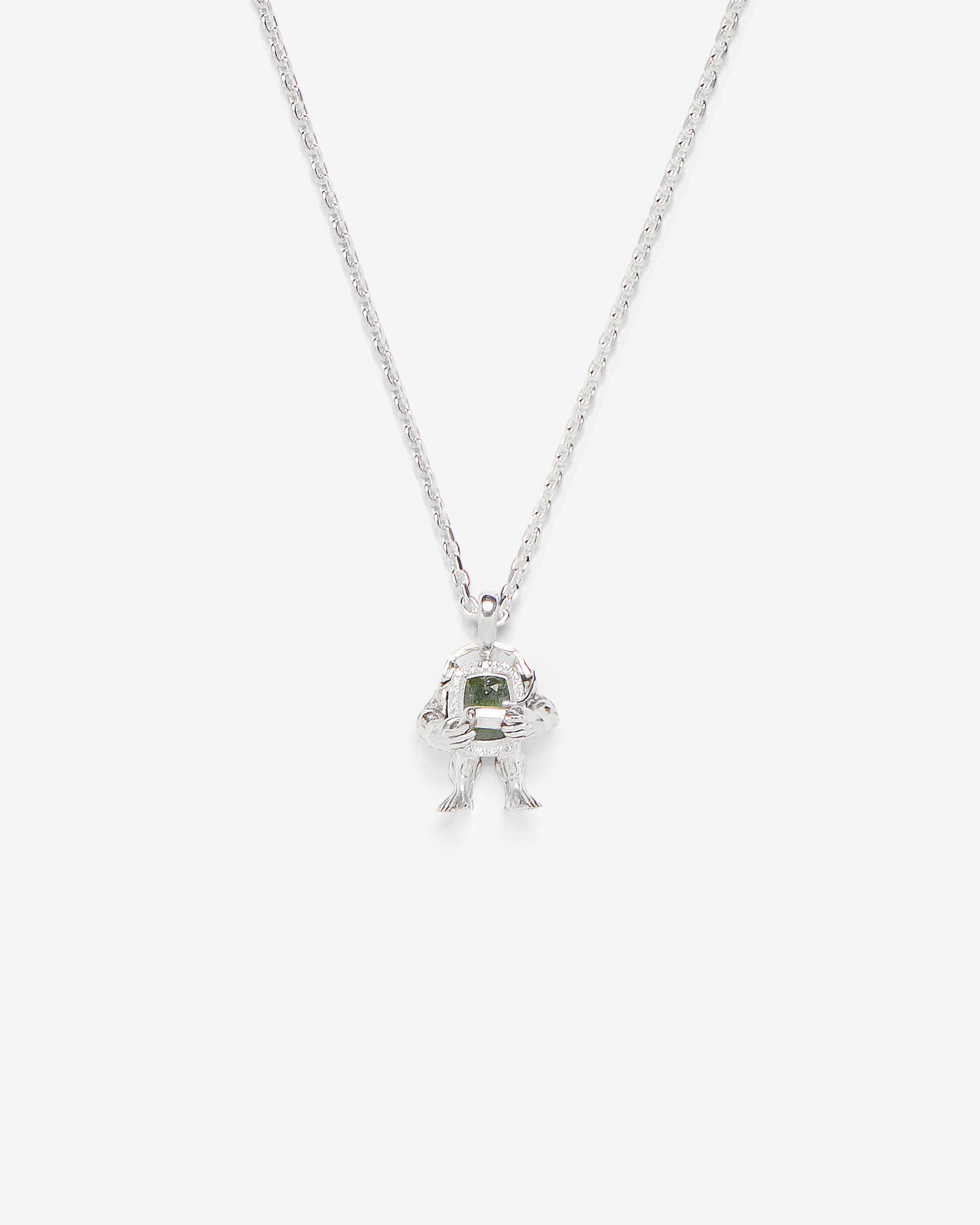 Farbey & Myszczynski  - Gamer Pendant Necklace -  (Silver) by FARBEY&MYSZCZYNSKI