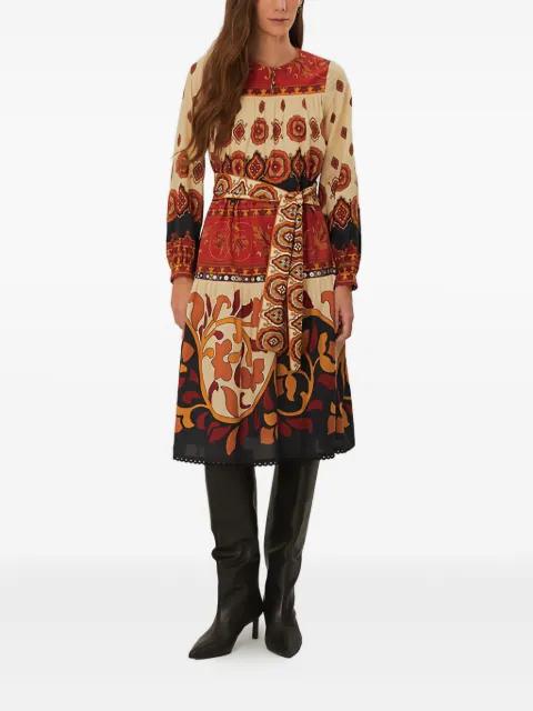 Ainka Tiles belted dress by FARM RIO