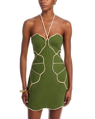 Asymmetric Neck Mini Dress by FARM RIO