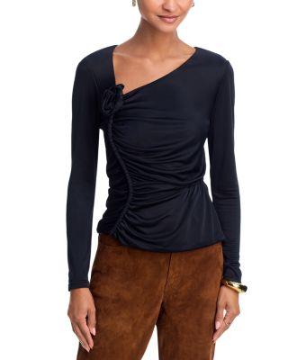 Asymmetrical Rosette Top by FARM RIO