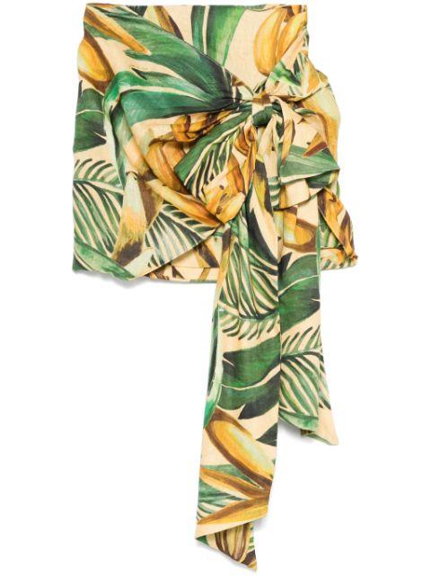 Bananart mini skirt by FARM RIO