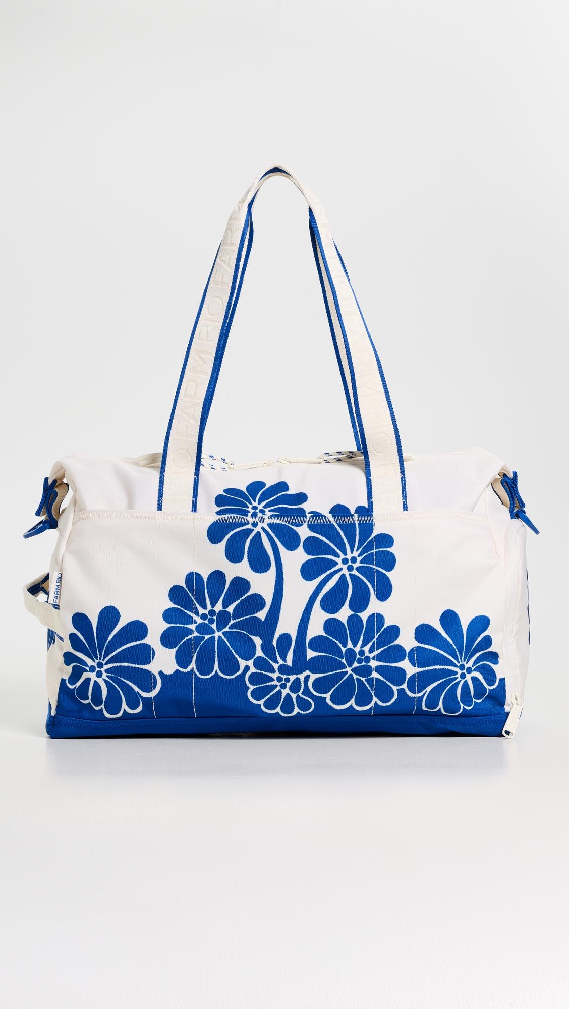 Blue Flower Duffel by FARM RIO
