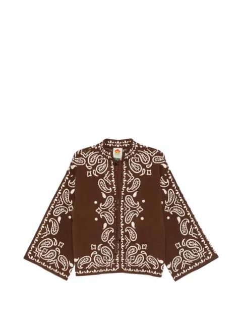 Bohemian Paisley long-sleeve sweater by FARM RIO