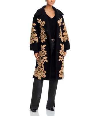 Bold Flowers Fleece Coat by FARM RIO