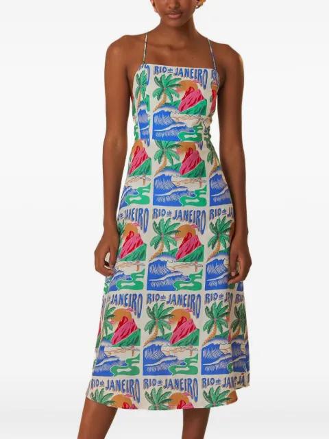 Carioca Posters midi dress by FARM RIO