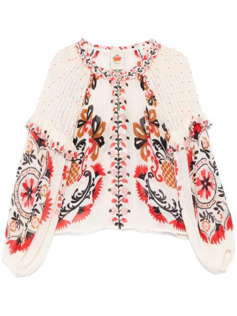 Cashew Mandala blouse by FARM RIO