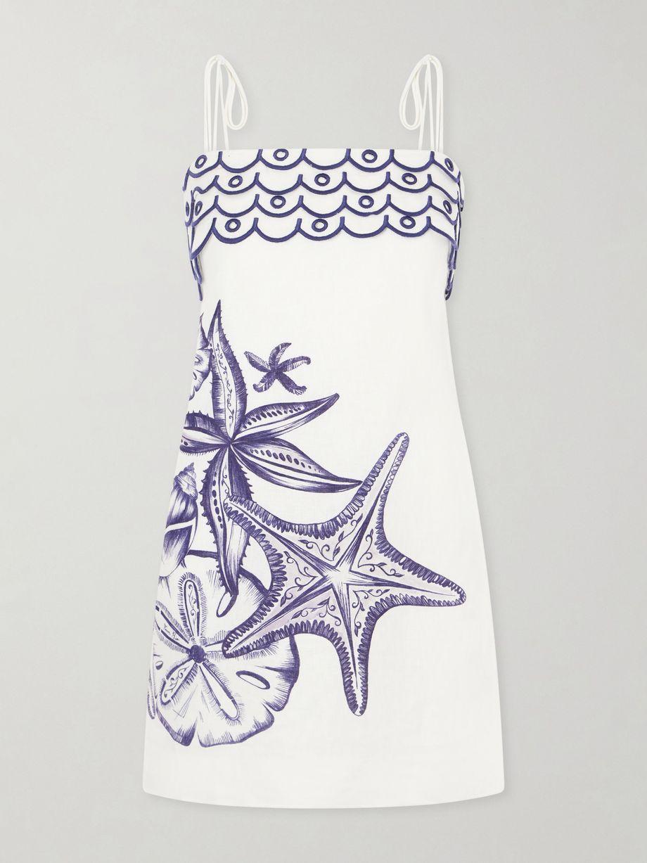 Coast Stars printed linen midi dress by FARM RIO