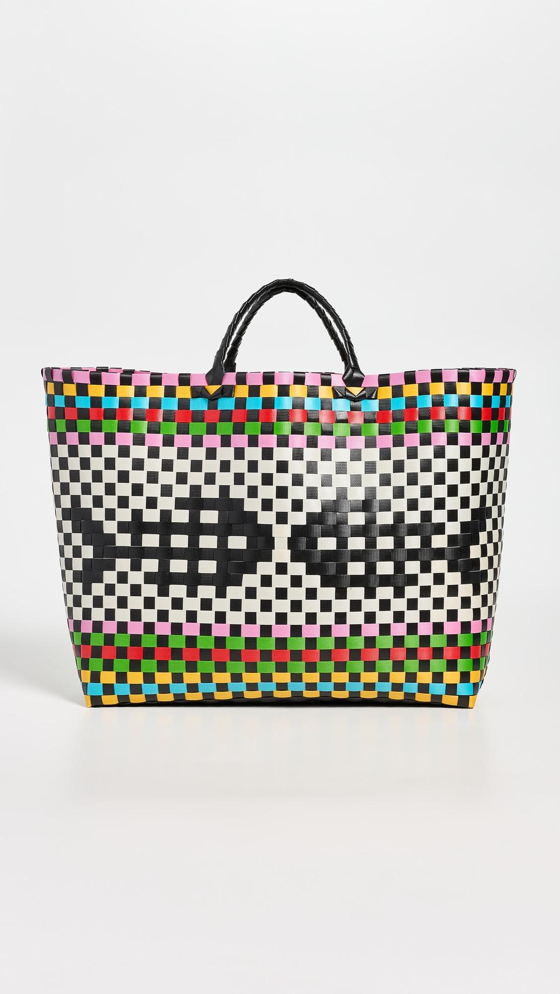 Contrast Fish Woven Bag by FARM RIO