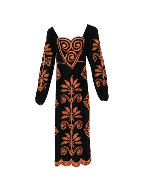 Cornely Ainika long-sleeve midi dress by FARM RIO