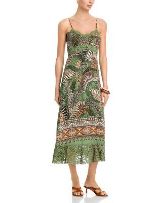 Dotted Foliage Dress by FARM RIO