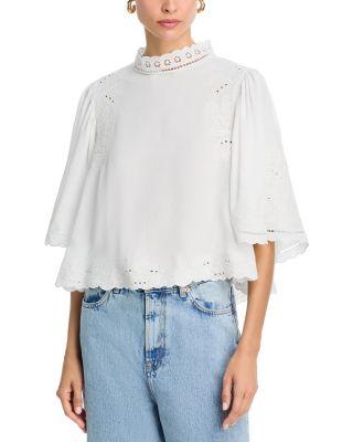 Eyelet Top by FARM RIO