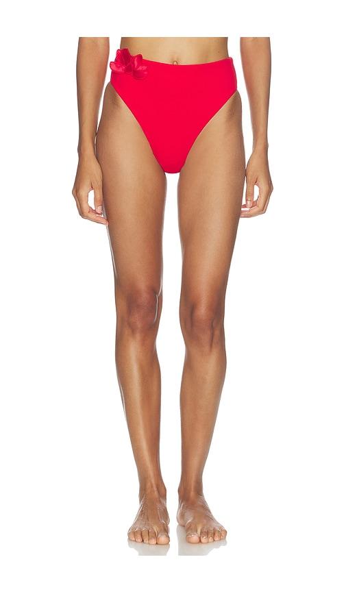 FARM Rio Full Cut Placed Print Hot Pants in Red by FARM RIO
