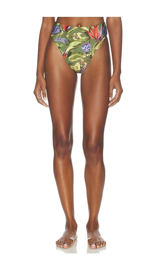 FARM Rio Hot Pants Bikini Bottom in Green by FARM RIO
