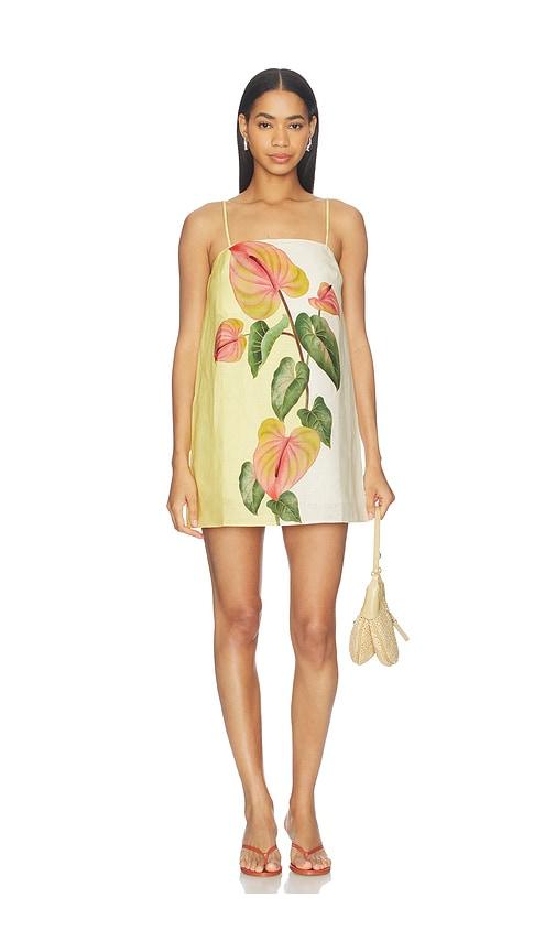 FARM Rio Mini Dress in Yellow by FARM RIO