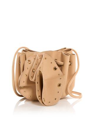 Flower Stud Leather Crossbody Bag by FARM RIO