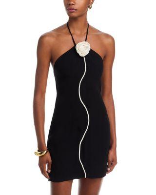 Flower Trim Neck Mini Dress by FARM RIO