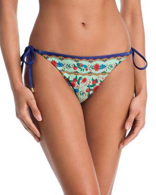 Fruit Beauty Faded Green Tie Side Bikini Bottom by FARM RIO