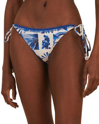 Garden Tiles Side Tie Bikini Bottom by FARM RIO