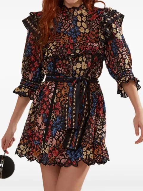 Jujus Garden floral-print ruffled mini dress by FARM RIO