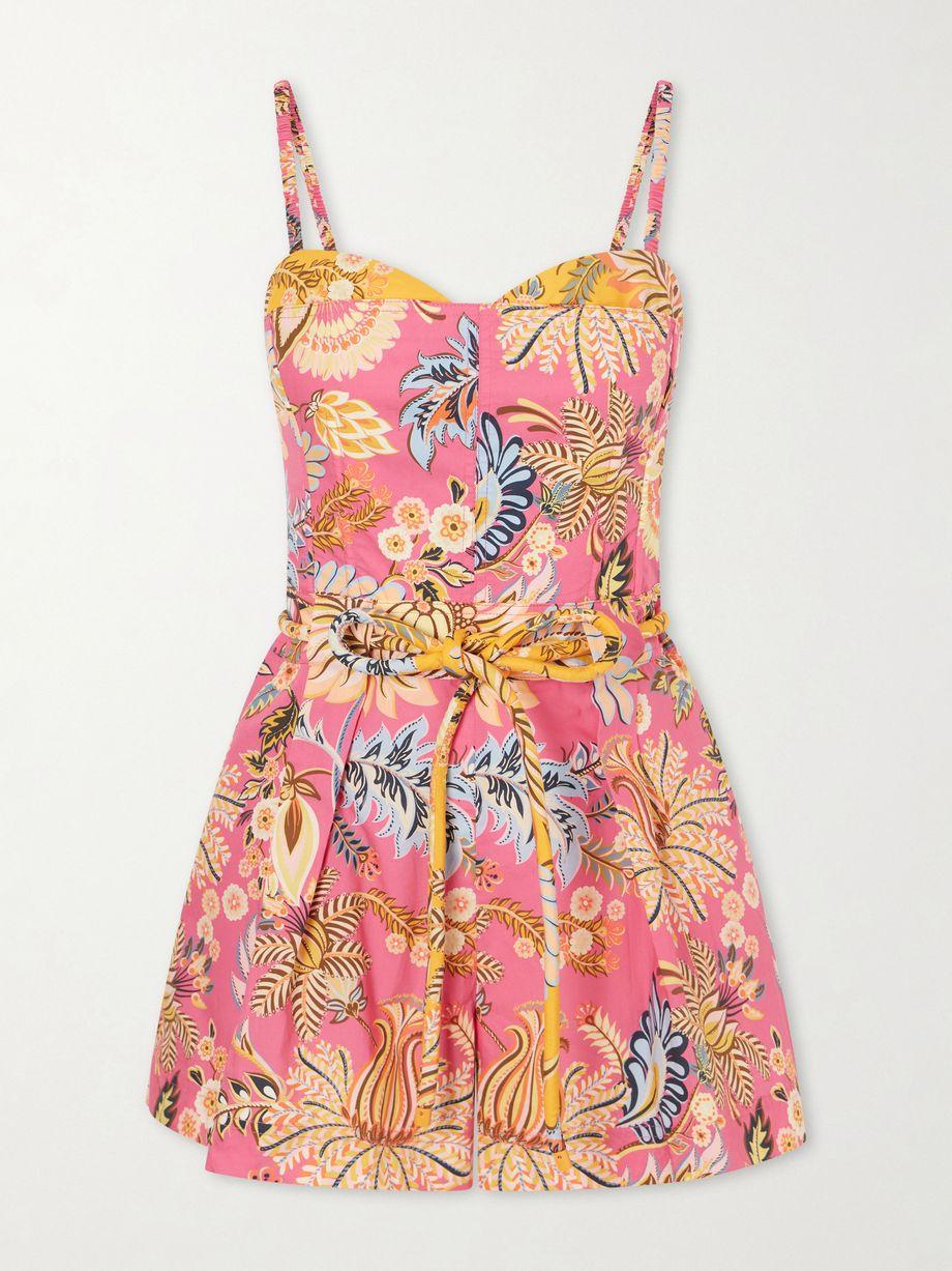 Ligia floral-print cotton jumpsuit by FARM RIO