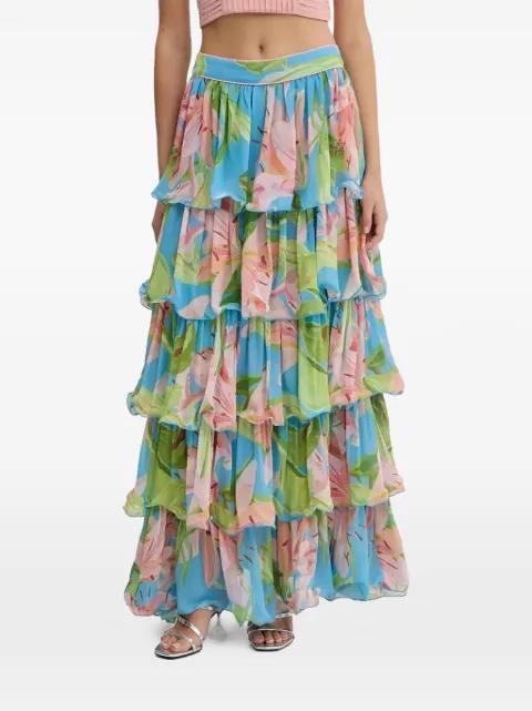 Lily tiered ruffled maxi skirt by FARM RIO