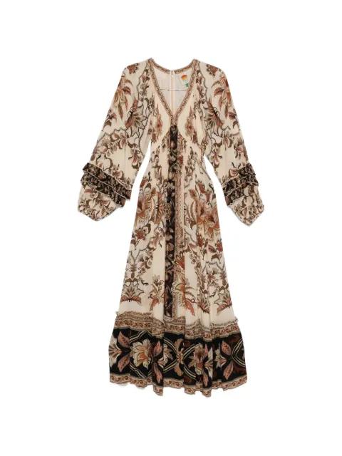 Majestic Garden ruffled floral-print dress by FARM RIO