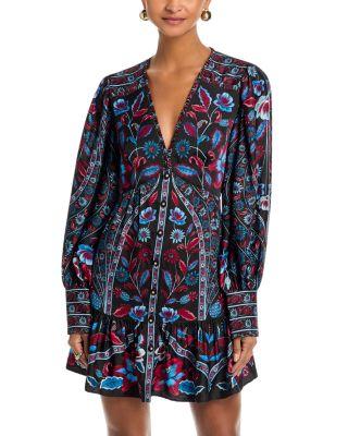 Marcelle Long Sleeve Mini Dress by FARM RIO