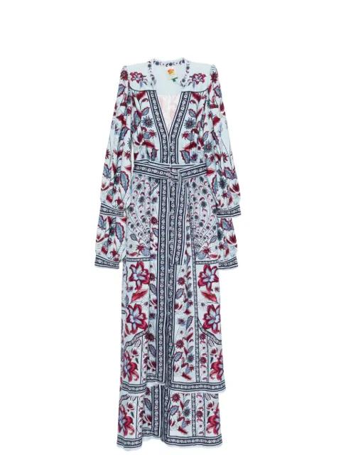 Marcelle floral belted midi dress by FARM RIO