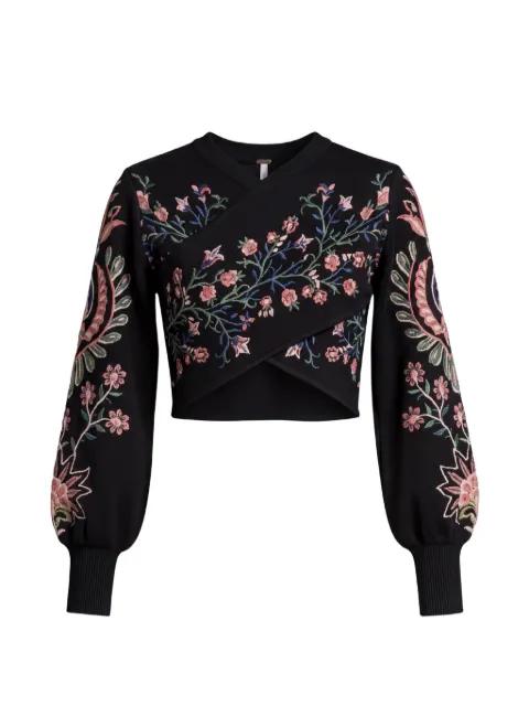 Marvelous Garden embroidered sweater by FARM RIO